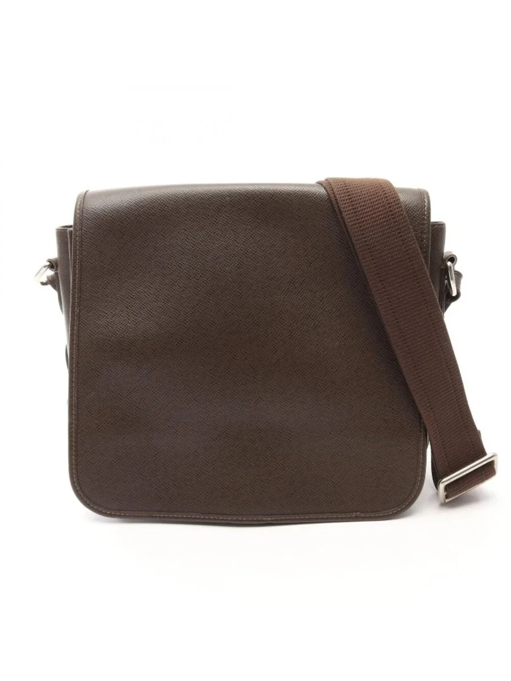 Louis Vuitton Shoulder Bag Taiga Grizzly Leather